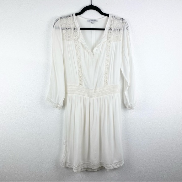 HEARTLOOM White Soma Dress with Lace insets, M - Picture 7 of 12